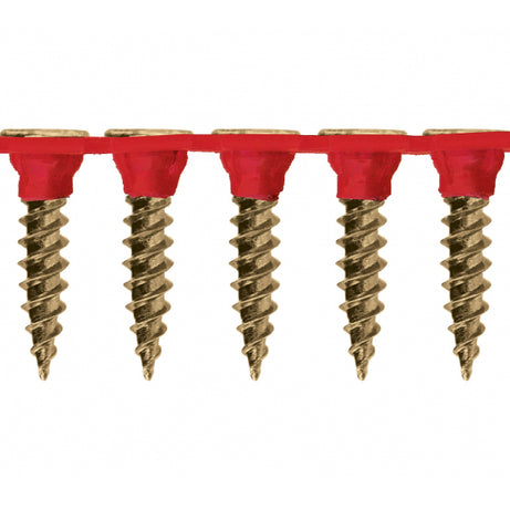 Collated Screw Needle Point Self Emed Zinc Box1000