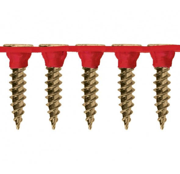 Collated Screw Needle Point Self Emed Zinc Box1000