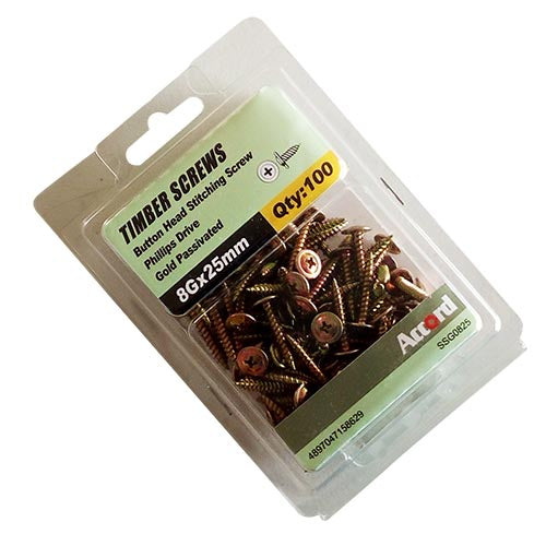 Screw Needle Point Button Head YZ #8 Multiple Sizes