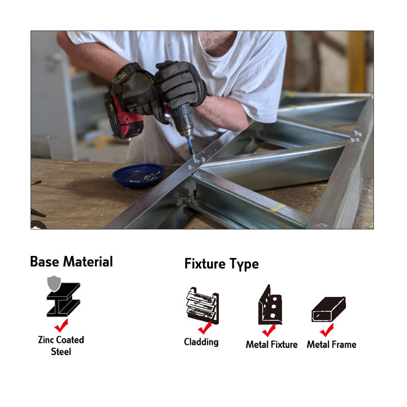 SD Screw Hex Fine C3 Multiple Sizes