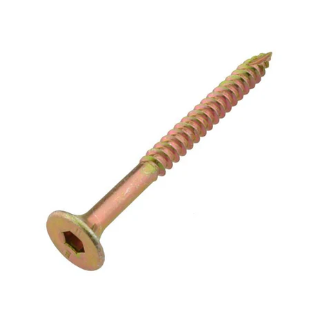 T17 Screw Bugle Head Batten Yellow Zinc Multiple Sizes
