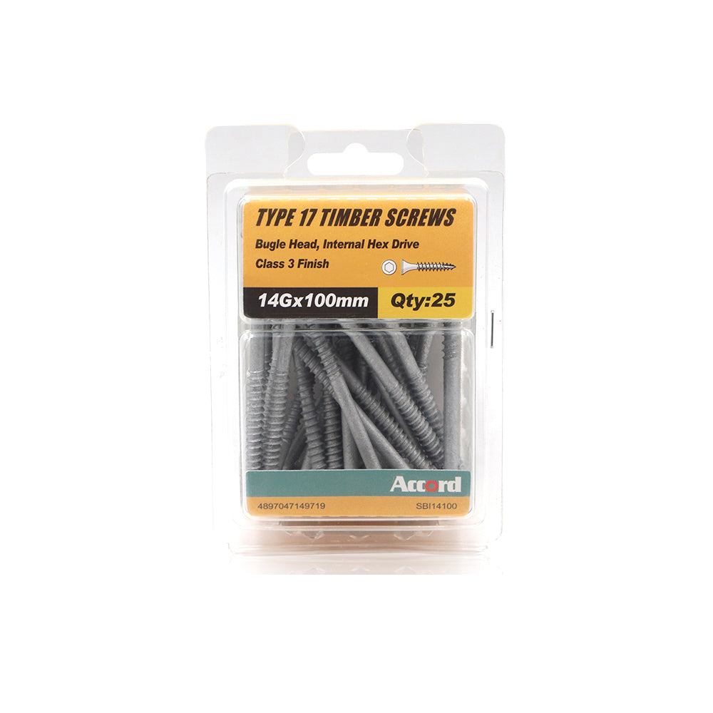 T17 Screw Bugle Head Batten Ihx C3 #14 Multiple Sizes