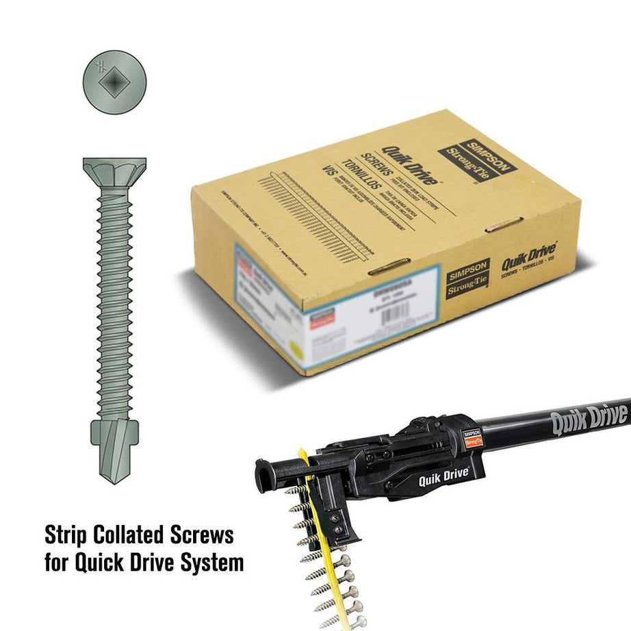 Simpson Strong-Tie Quick Drive Timber To Metal Collated Screw