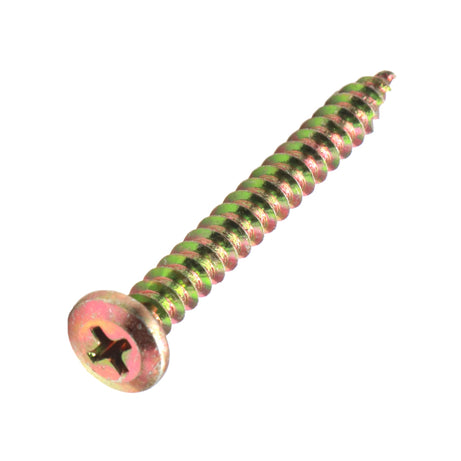 T17 Screw Wafer Head Yellow Zinc Multiple Sizes