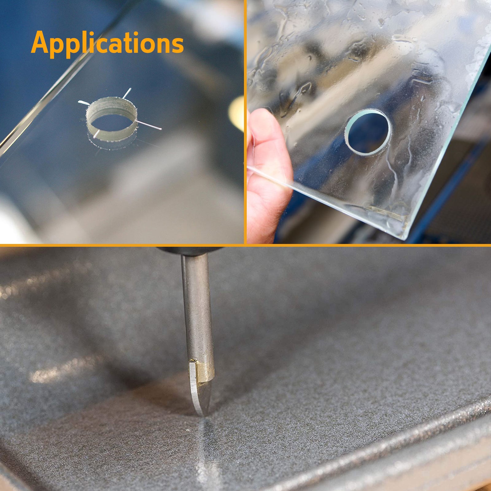 Drill Bit Glass & Tile Multiple Sizes