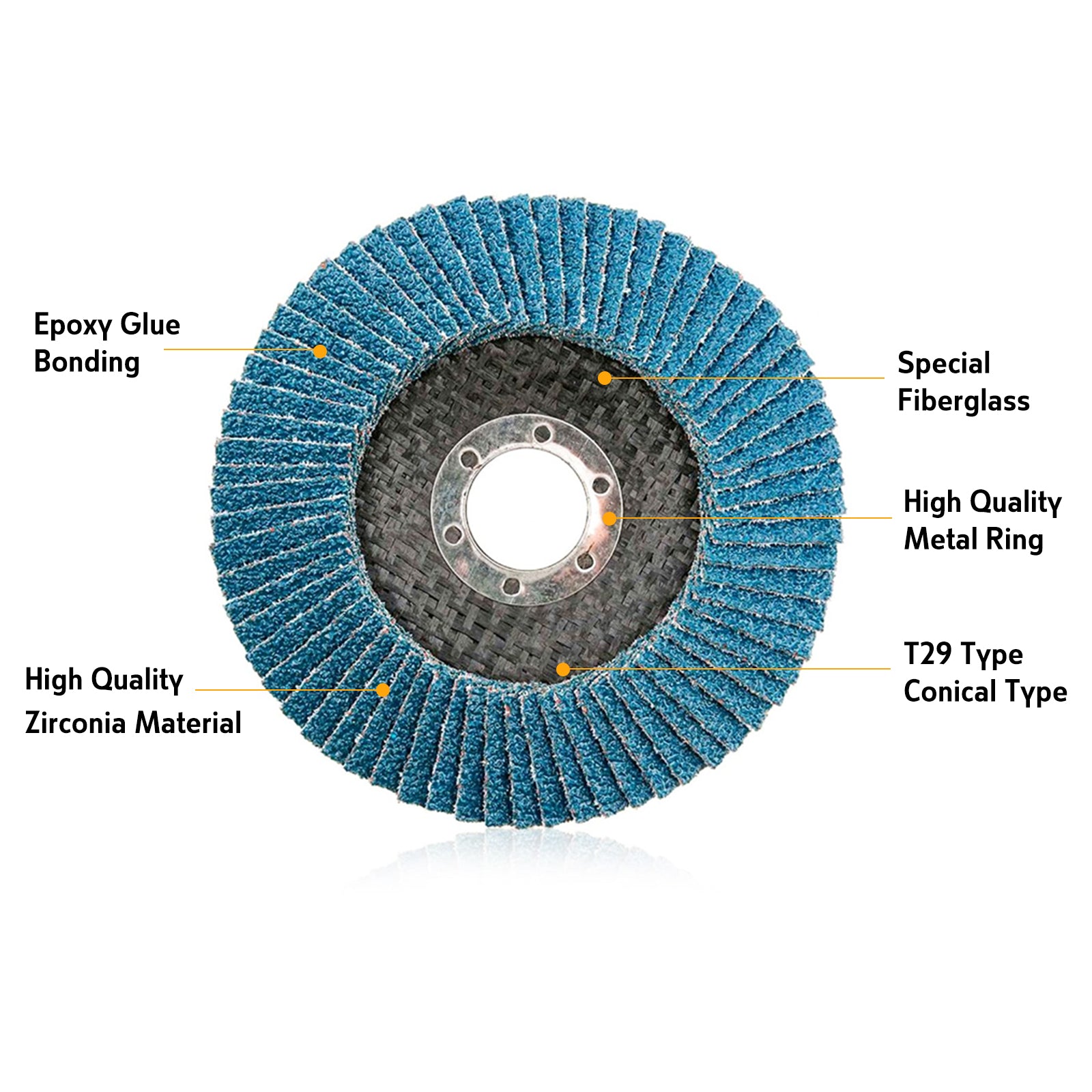 Flap Disc Wheel, Multiple Sizes