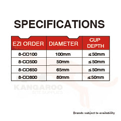 Industrial Core Drill Bit SDS Plus, Multiple Sizes