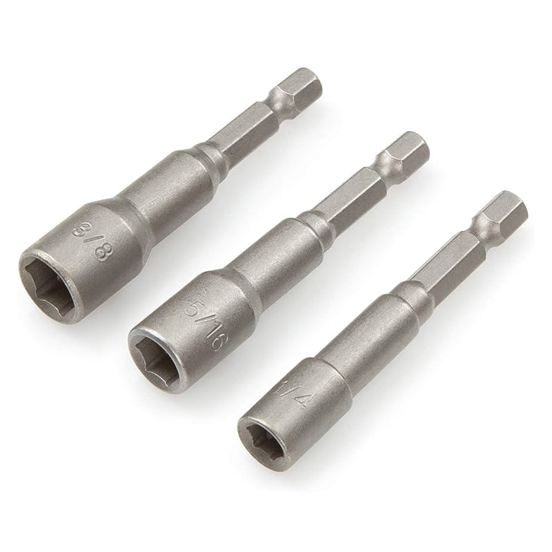 Drive Bits Magnetic Sockets, Multiple Sizes