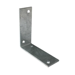 Builders Angle Bracket Hdg 3mm Thickness M6 Holes, Multiple Sizes