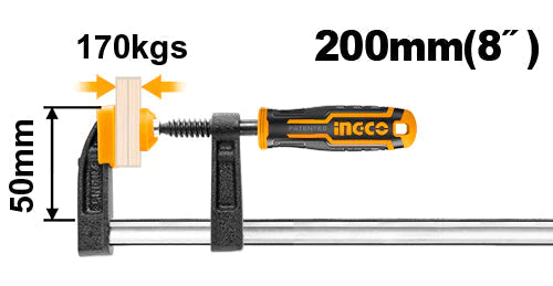 F Clamp Multiple Sizes
