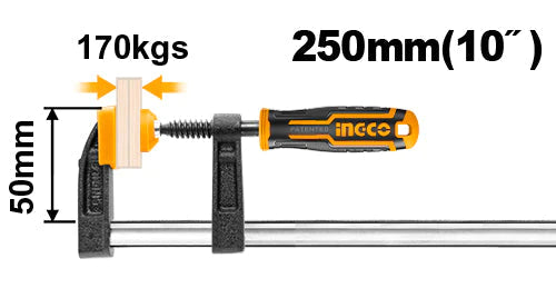 F Clamp Multiple Sizes