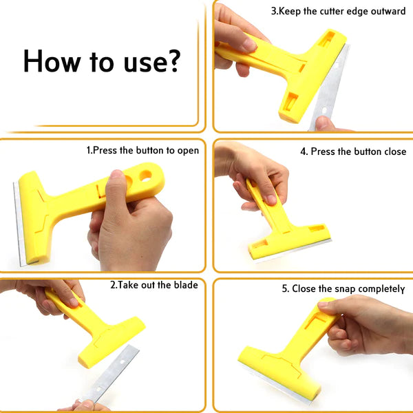 Glass Scraper 100mm With 1 Balde