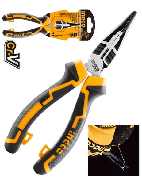 High Leverage Long Nose Pliers 160mm, 200mm