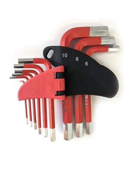 Hex Key Set 9pcs 1.5-10mm