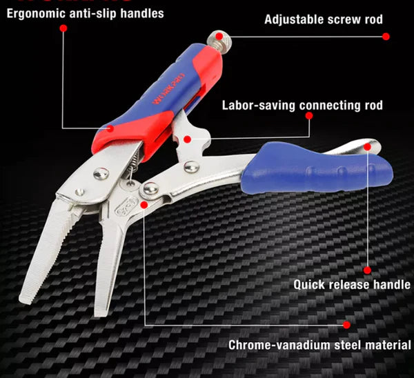 Locking Pliers Long Nose 230mm