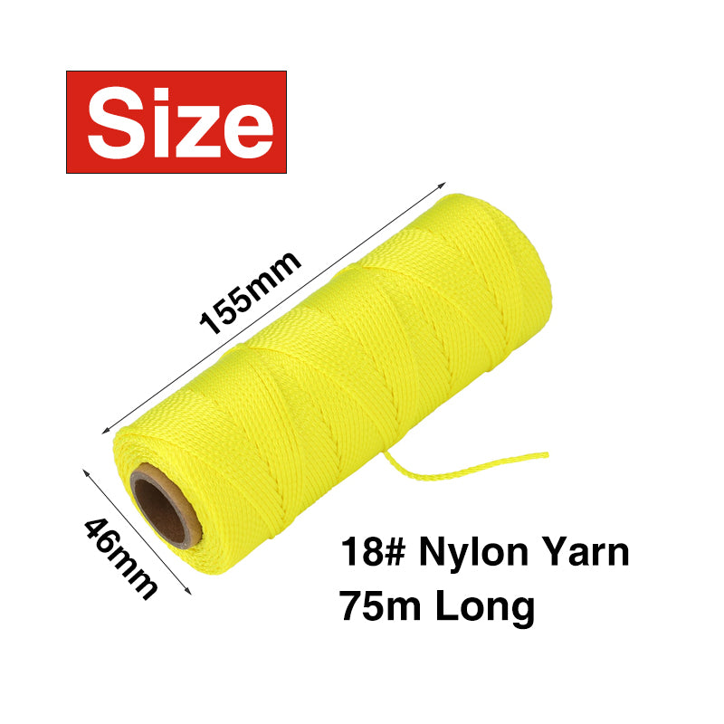 Goldblatt Braided Nylon Mason Line 75M Multiple Colors