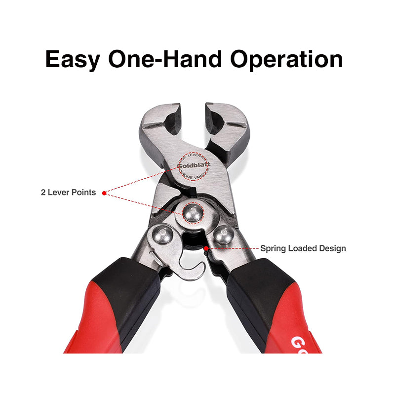 Goldblatt G02009 Compound Tile Nippers With Grip Handle