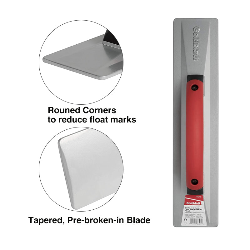 Goldblatt G06431 Diecast Magnesium Float Soft Handle 400x90mm