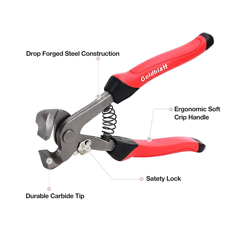 Goldblatt G02007 Glass Tile Nipper With Grip Handle