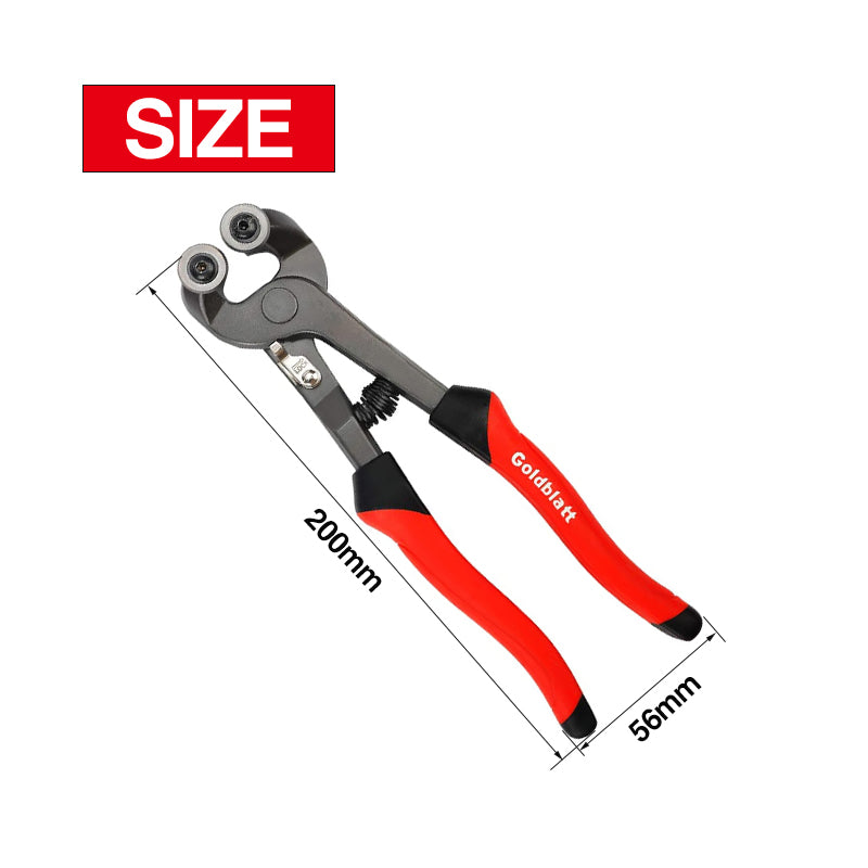 Goldblatt G02007 Glass Tile Nipper With Grip Handle