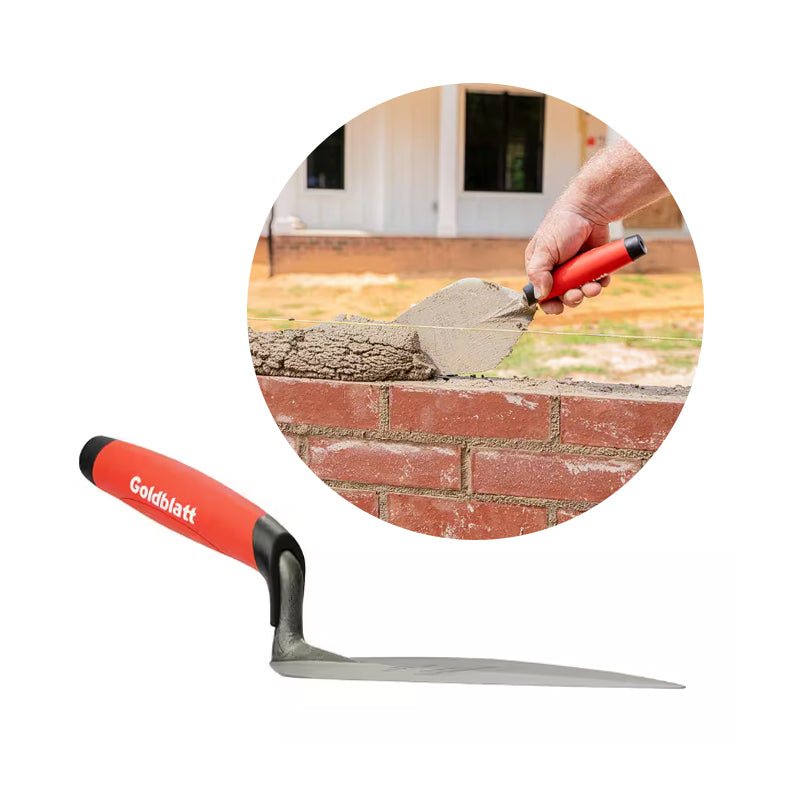 Goldblatt Pro London Brick Trowel Soft Grip Handle Multiple Sizes