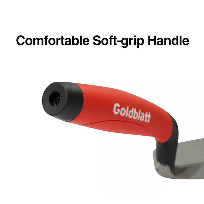 Goldblatt Pro London Brick Trowel Soft Grip Handle Multiple Sizes