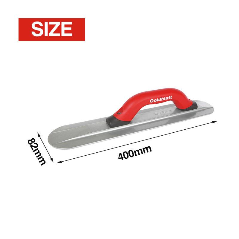 Goldblatt G06434 Round End Extruded Magnesium Float Soft Grip 400X82mm