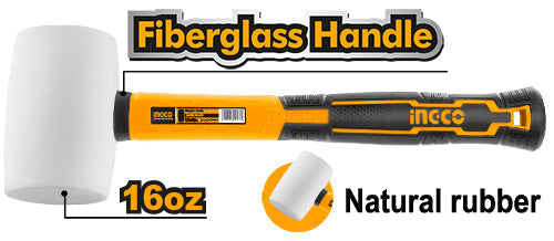 Rubber Mallet White 220g, 450g