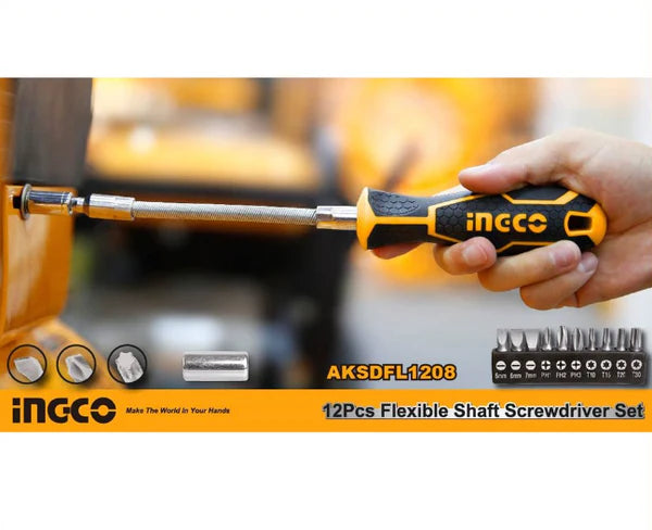 Screwdriver Flexible Shaft Set 12pcs