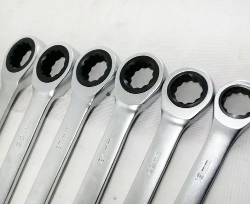 Ratchet Spanner Set 6pcs 19-32mm