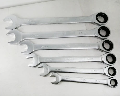 Ratchet Spanner Set 6pcs 19-32mm