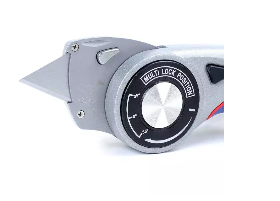 Utility Knife Offset Head With Spare Blades