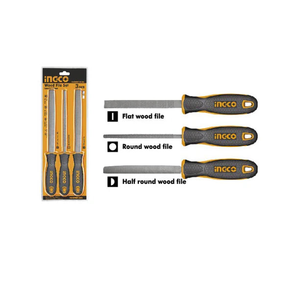 Wood File Set 200mm