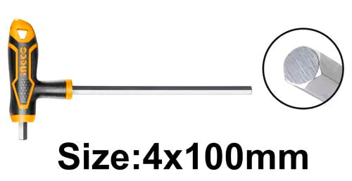 Hex Wrench T-Handle 4x100mm, 5x150mm, 6x150mm