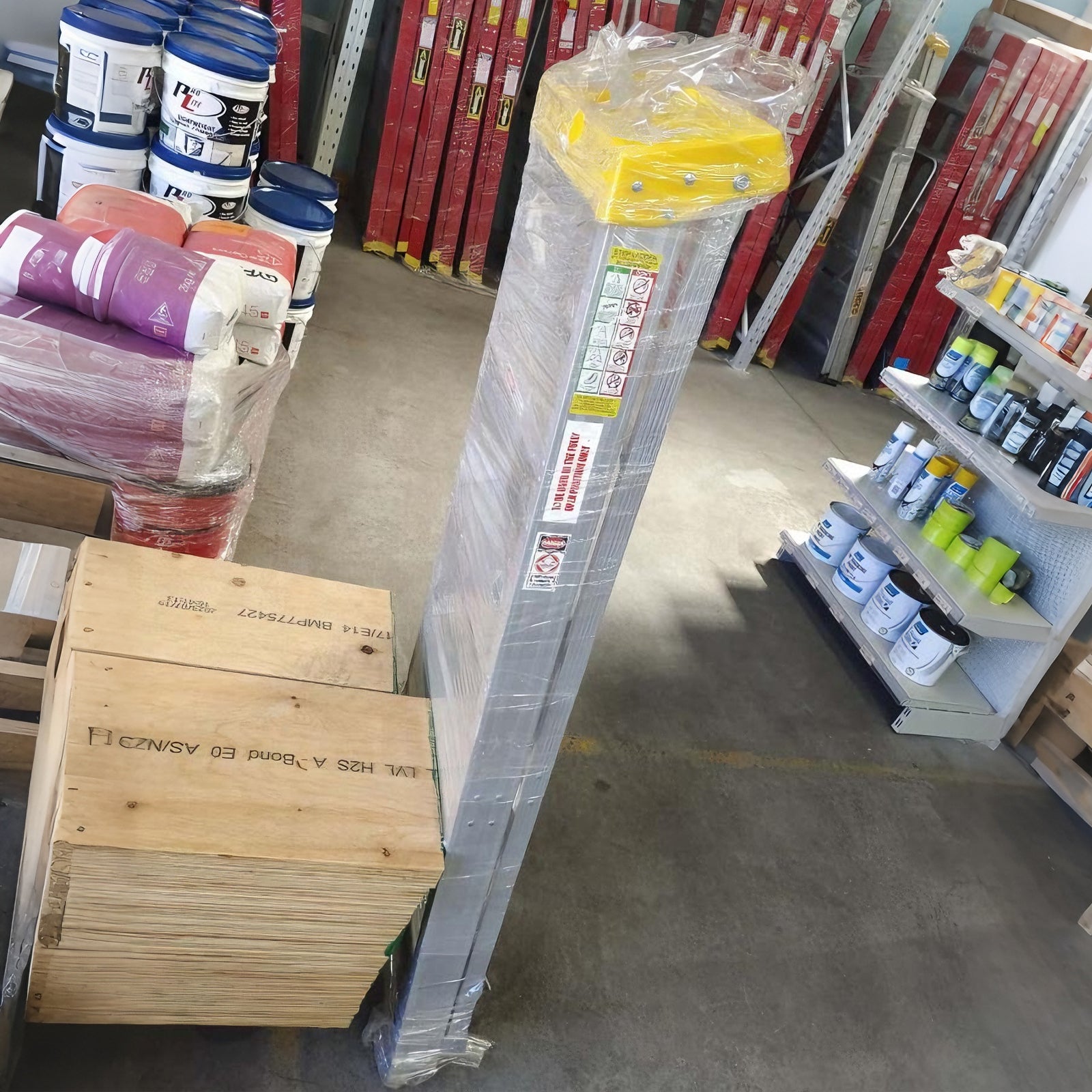 Aluminium Single Sided Step Ladder 150kg – Jinmao Industrial Work Ladder