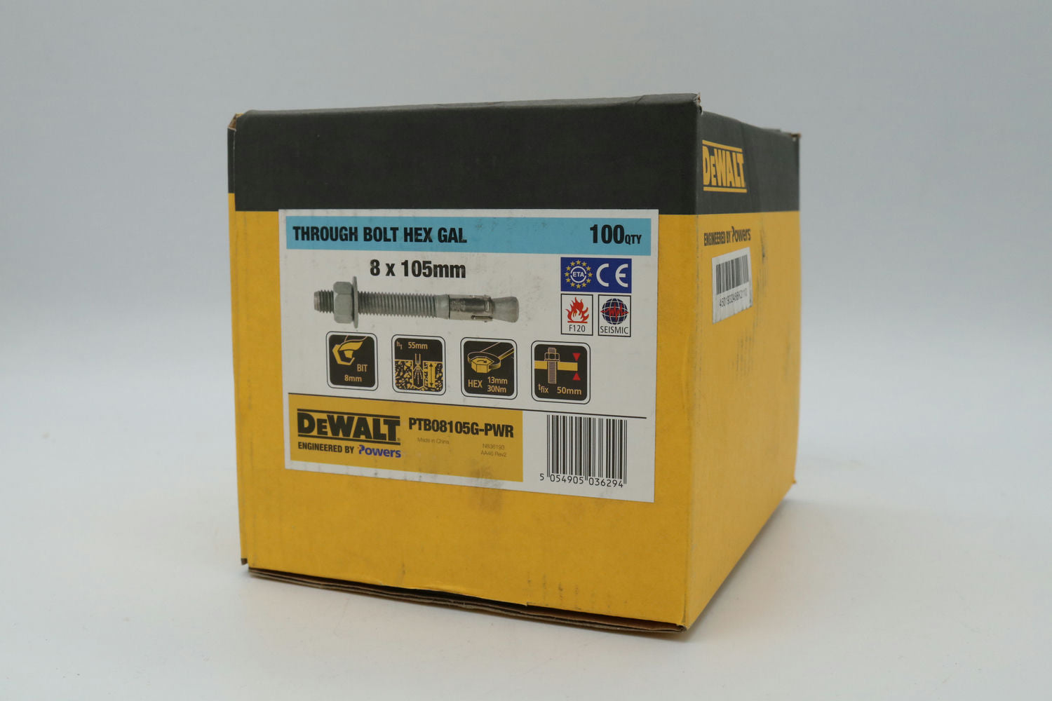 Dewalt Through Bolt Eta Gal 4-TB280 PTB10120G M8x85 Kangaroo site supplies