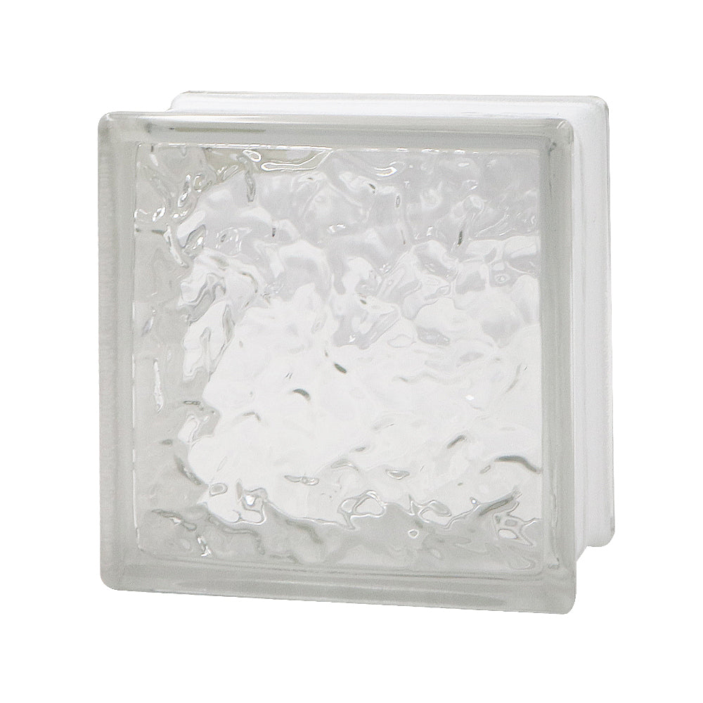 Glass Block Square Hollow Ice Crystal Craft L190xD190xH80mm