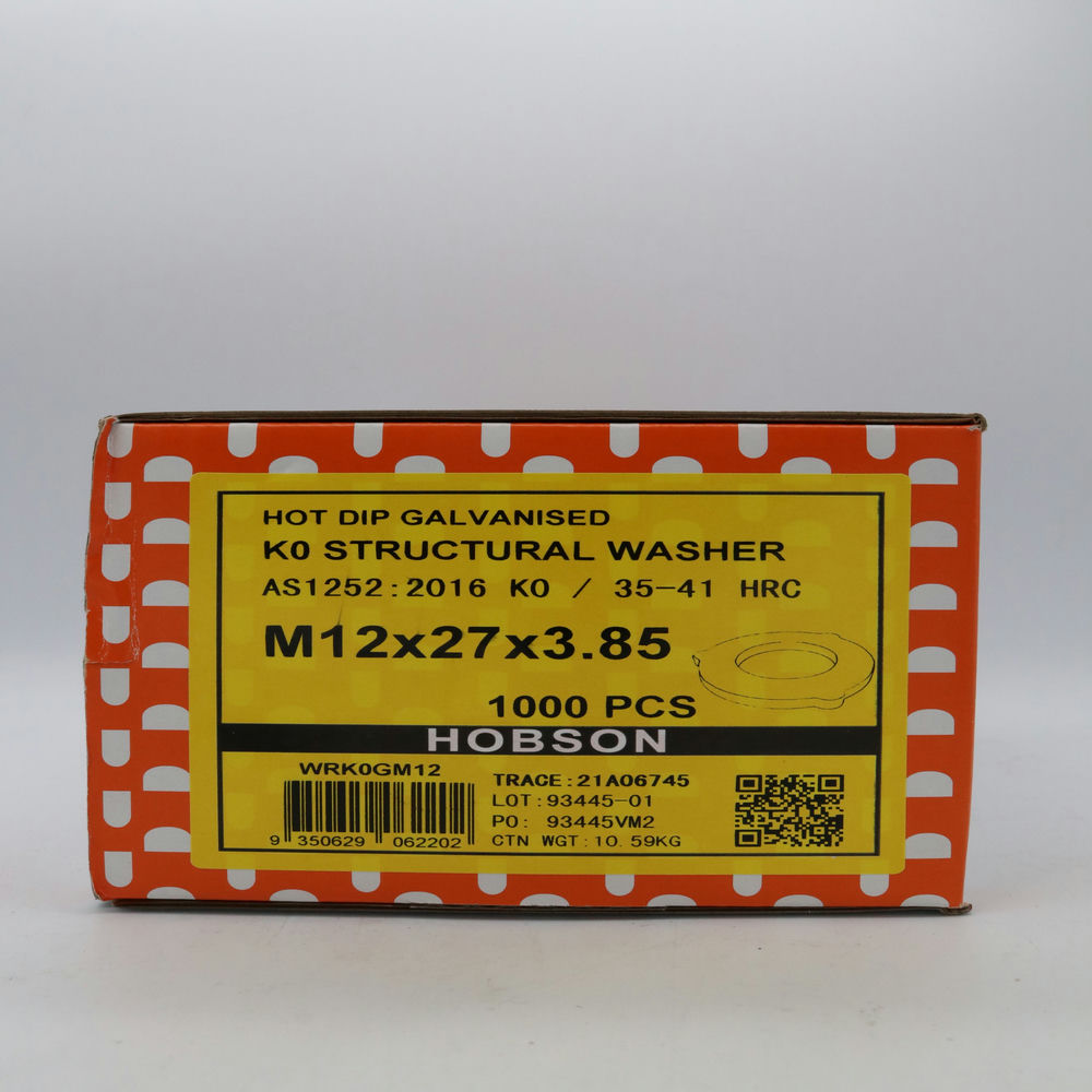 Structural Washer K0 Hdg M12 to M30 5-TW301 Kangaroo site supplies
