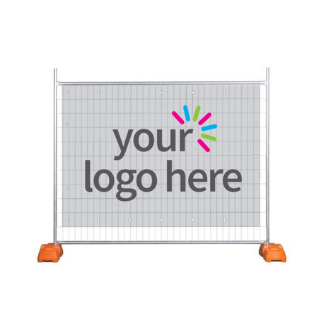Fence Mesh Banner W/Eyelet 2350x1750mm Custom Printing