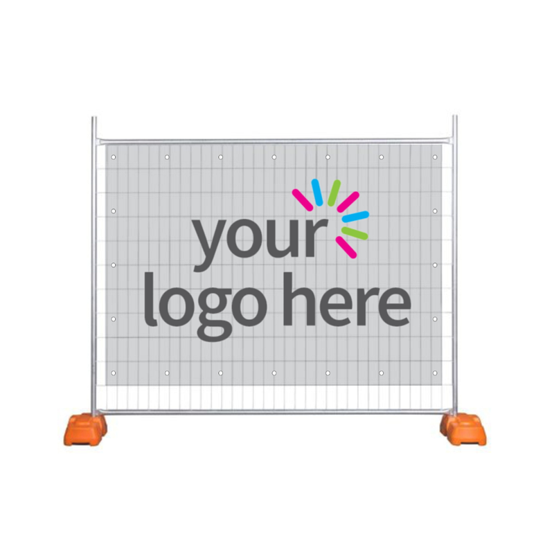 Fence Mesh Banner W/Eyelet 2350x1750mm Custom Printing
