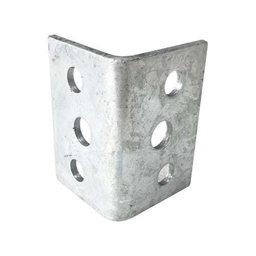 Builders Angle Bracket Hdg 4mm Thickness M12 Holes 75x50x50mm