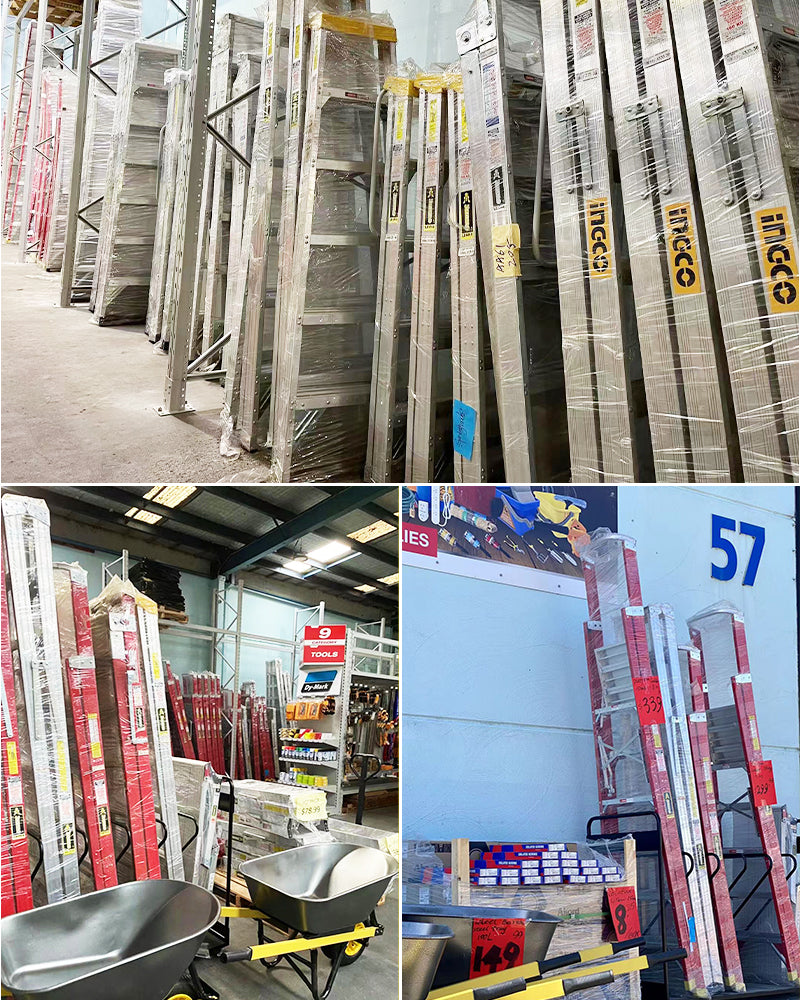 kangaroo site supplies store inside view - ladders