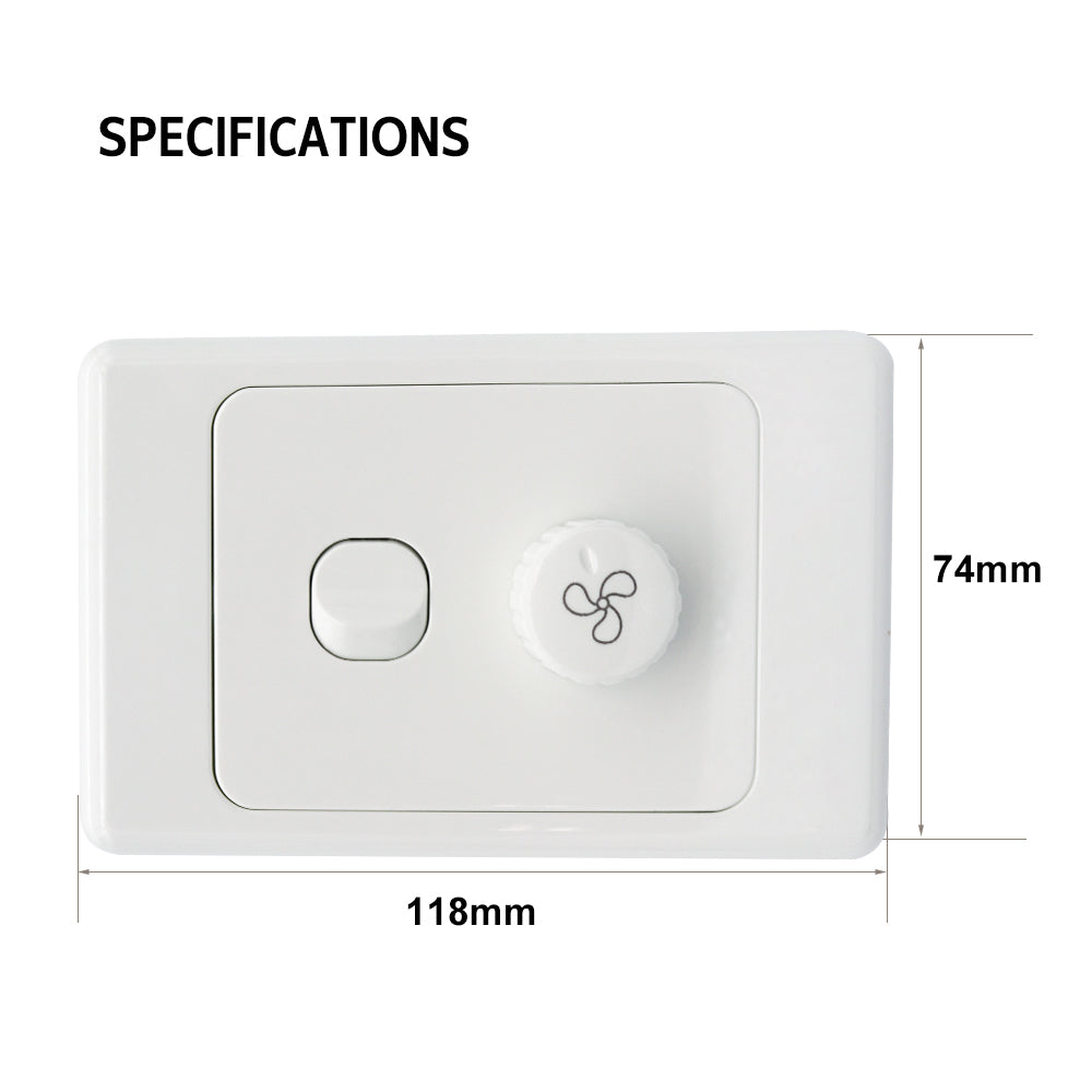 ABS Wall Switch & GPO, Multiple Styles