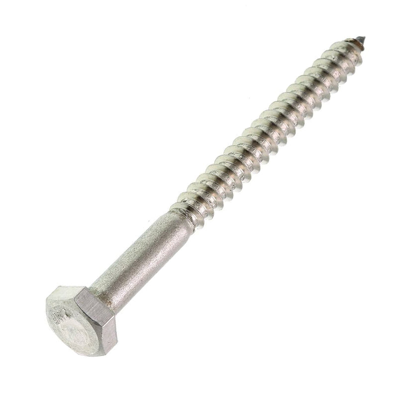 HOBSON Coach Screw Hex S316 M8 To M16, Multiple Lengths