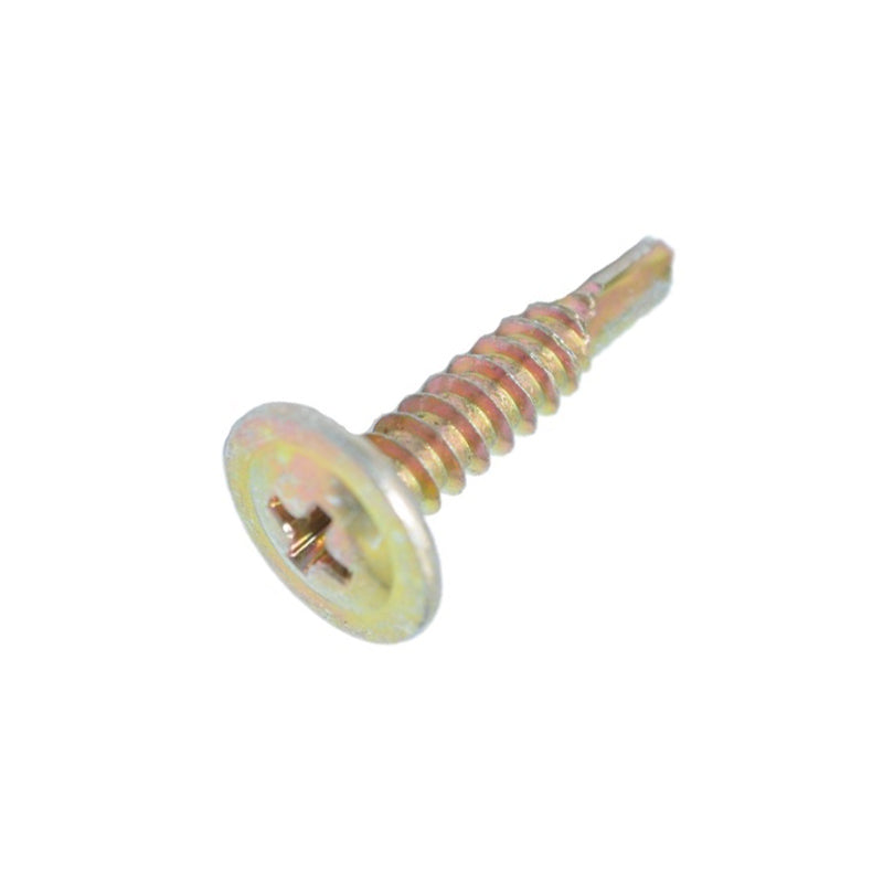 SD Screw Button Coarse Zinc Yellow #8 Multiple Sizes