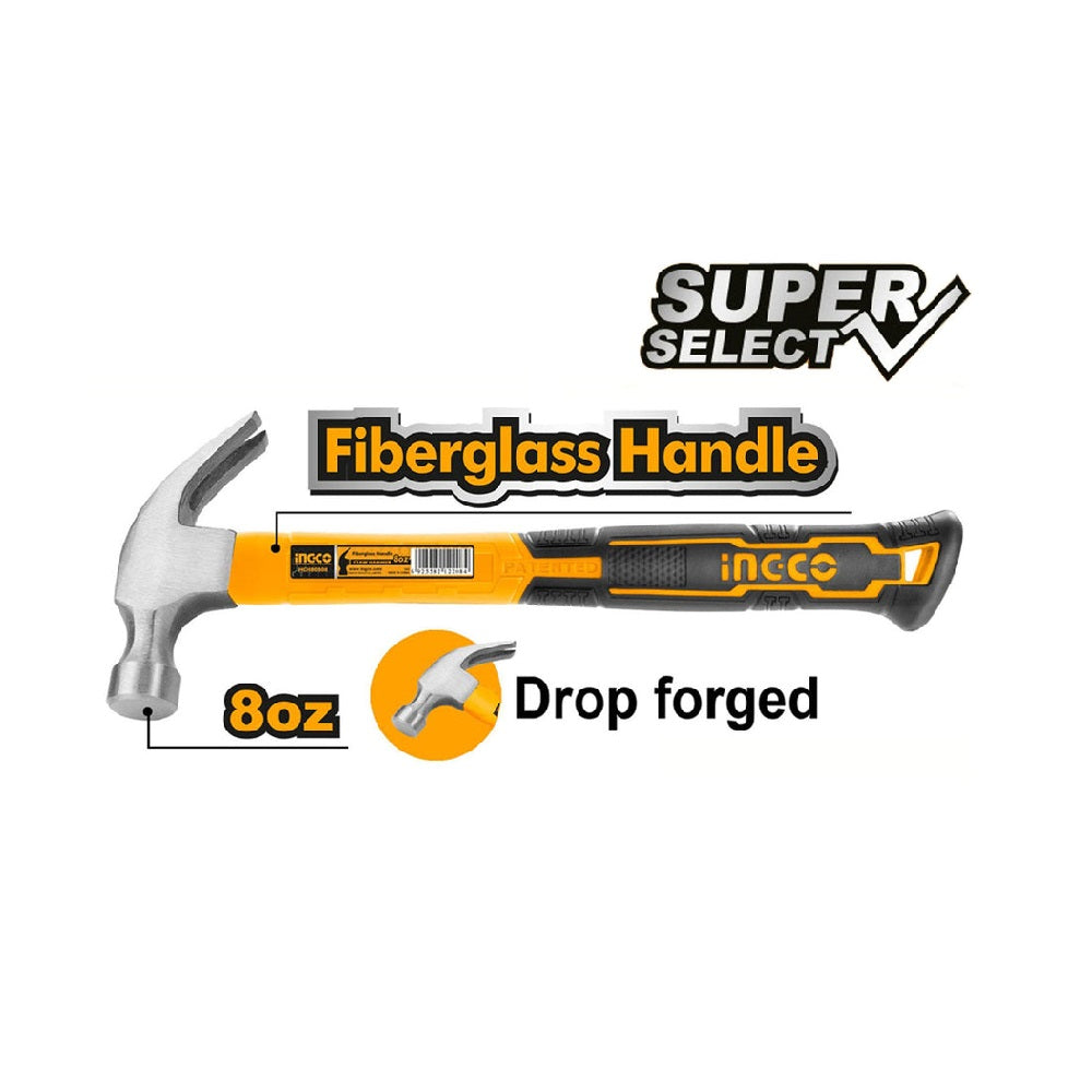 Claw Hammer Fiberglass Multiple Sizes