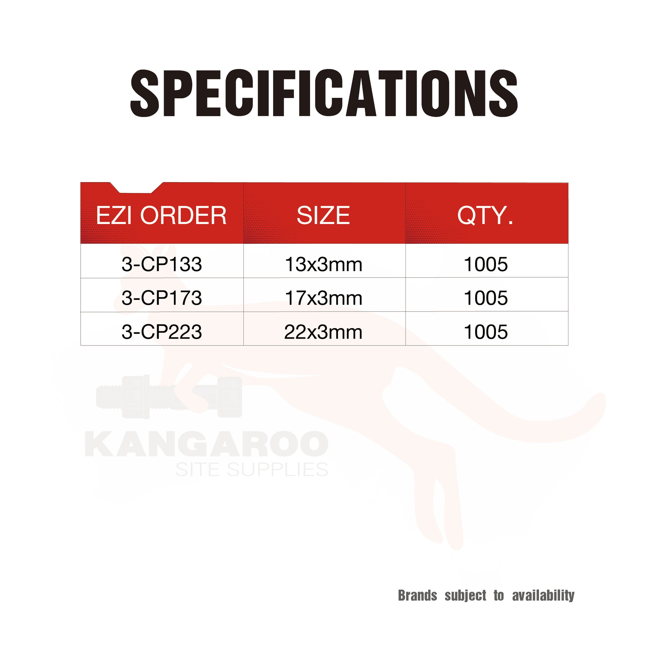 Dewalt Concrete Nailer Pins Collated Xh, Multiple Sizes