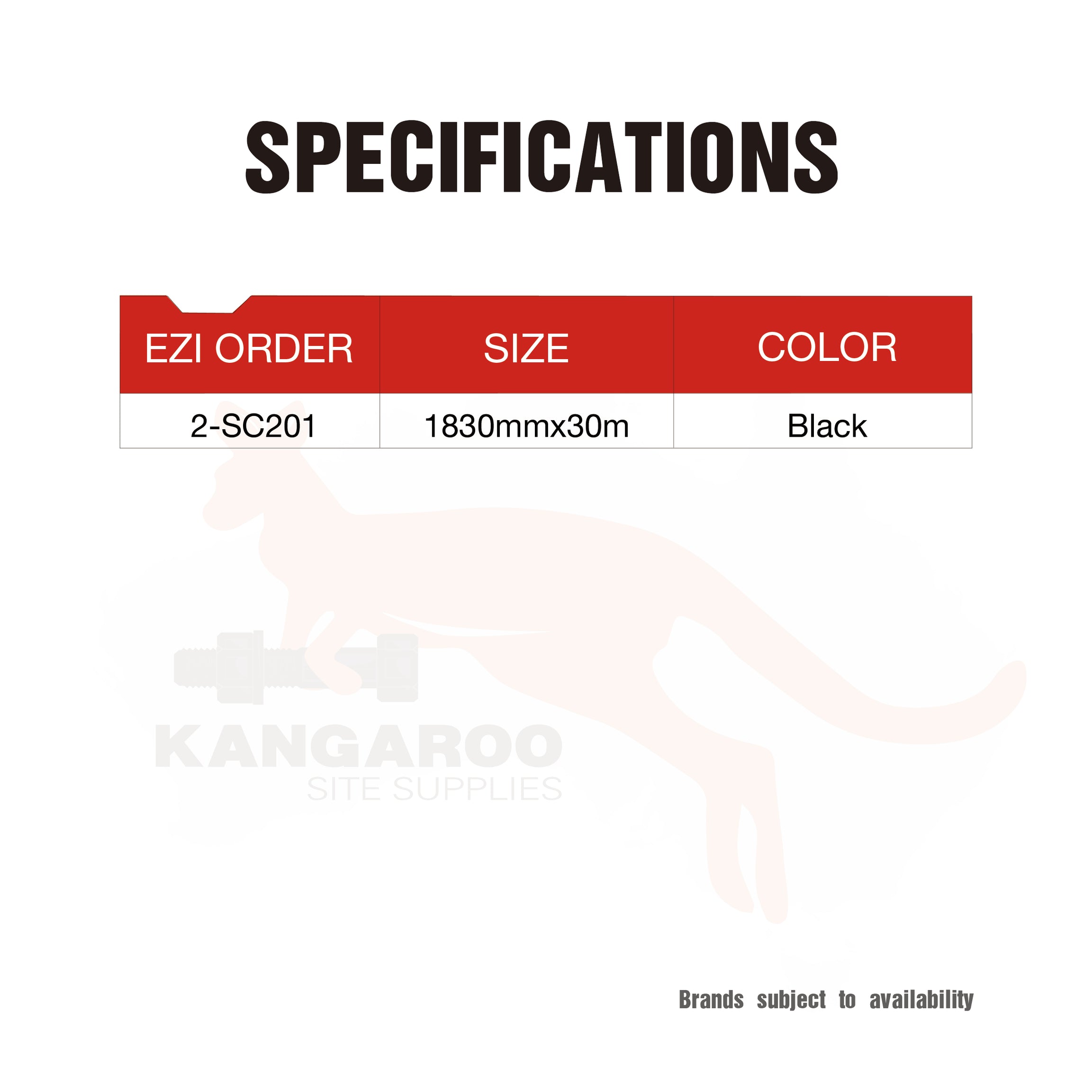 Premium Shadecloth Extra Heavy 90% Black 1830mm x 30m