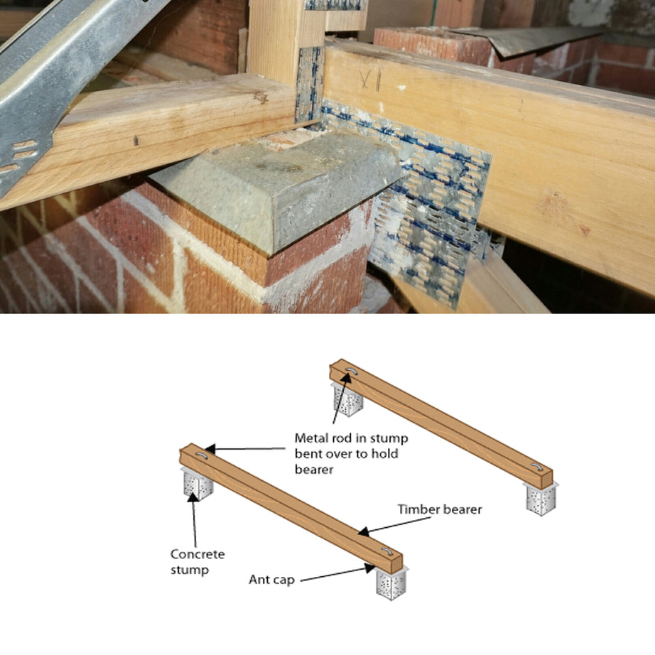 Ant Caps 100x100x50mm No Holes