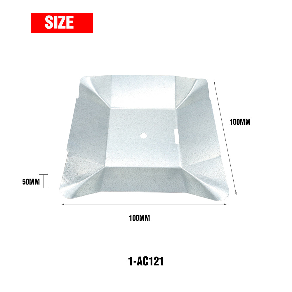 Ant Caps 100x100x50mm Slot